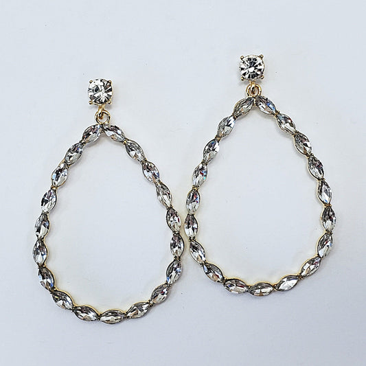E1723 KE7244 Teardrop Dangle Earrings
