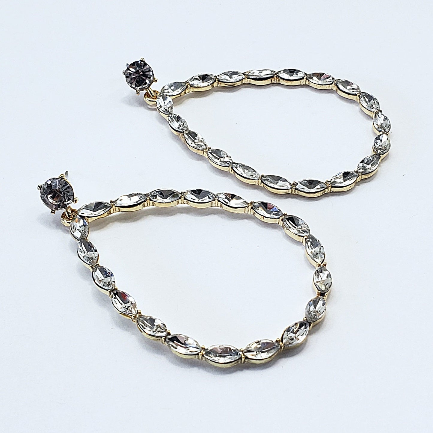 E1723 KE7244 Teardrop Dangle Earrings