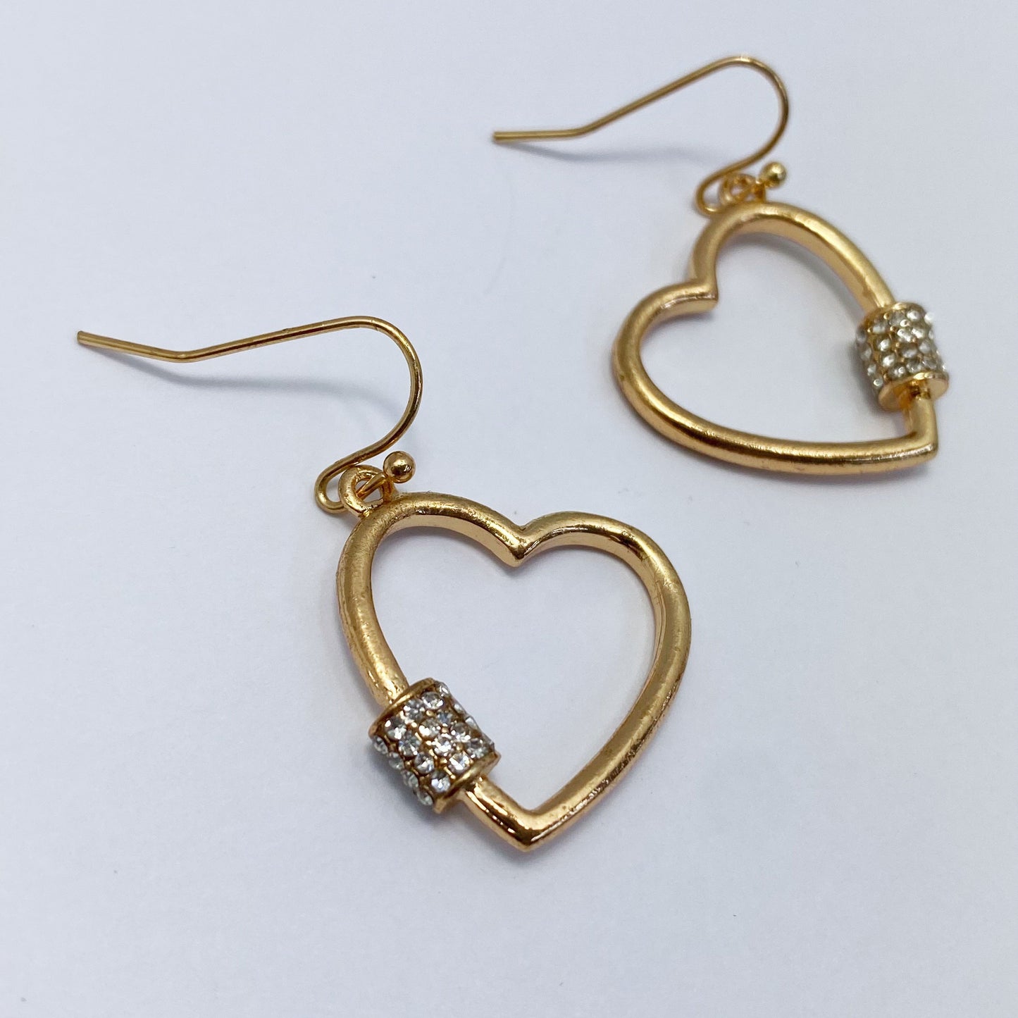 E0843 QE1725 Heart Love Design Drop dangle Hook Earrings
