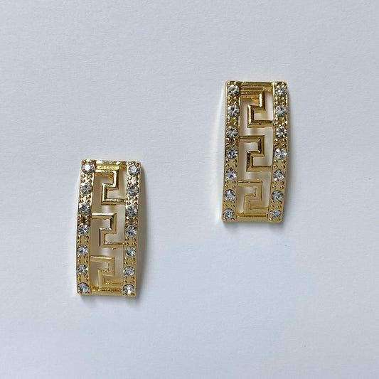 E1739 KE3410 Drop Post Earrings