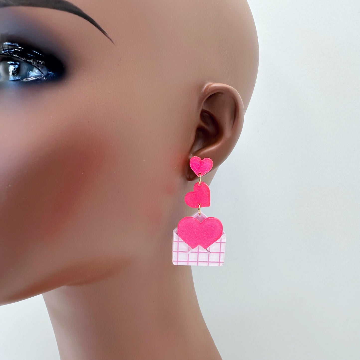 E1034 VER5781 Acrylic Drop Dangle Hook earrings