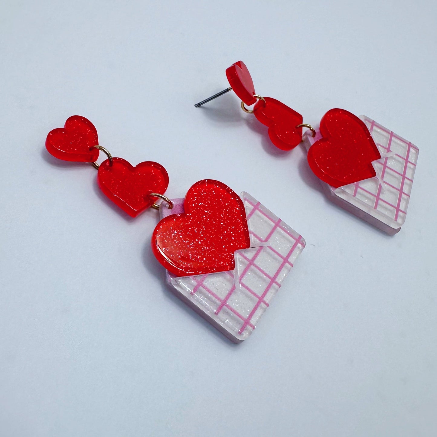 E1034 VER5781 Acrylic Drop Dangle Hook earrings