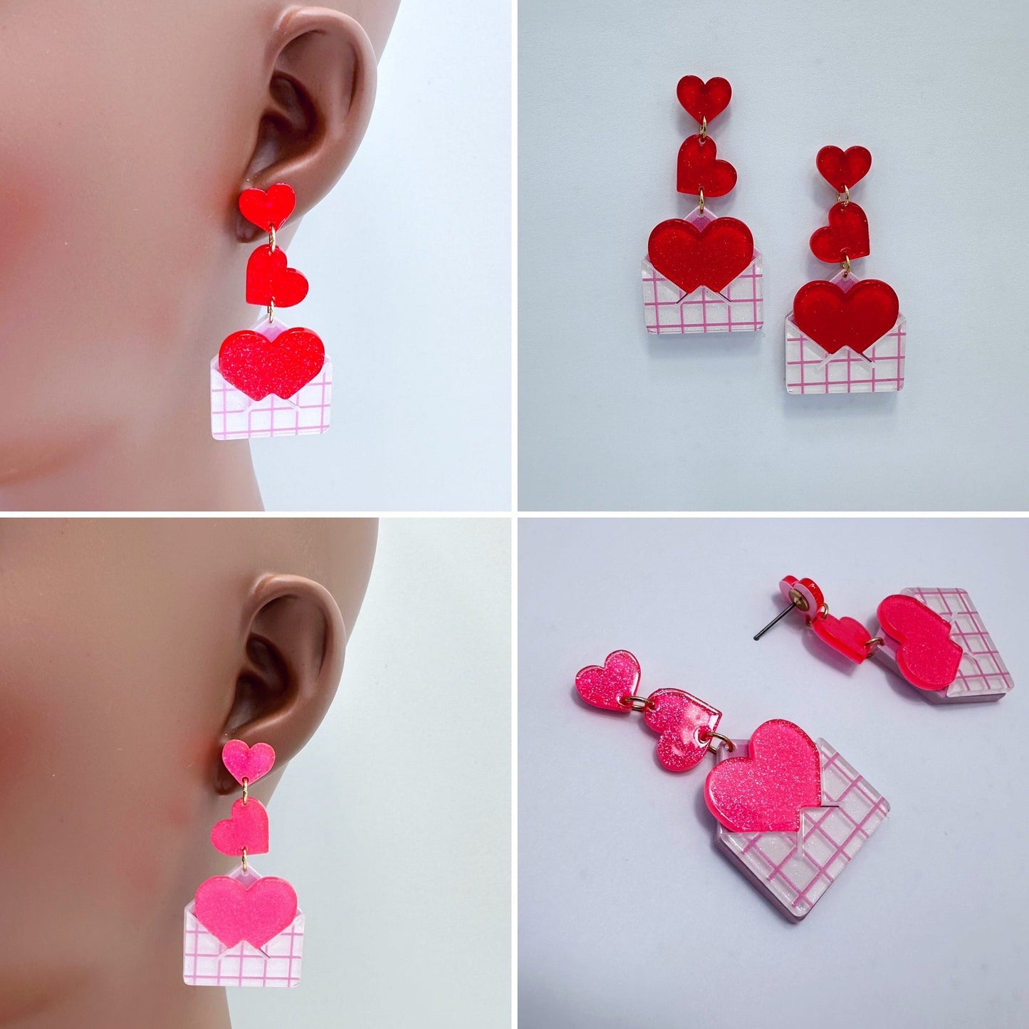 E1034 VER5781 Acrylic Drop Dangle Hook earrings