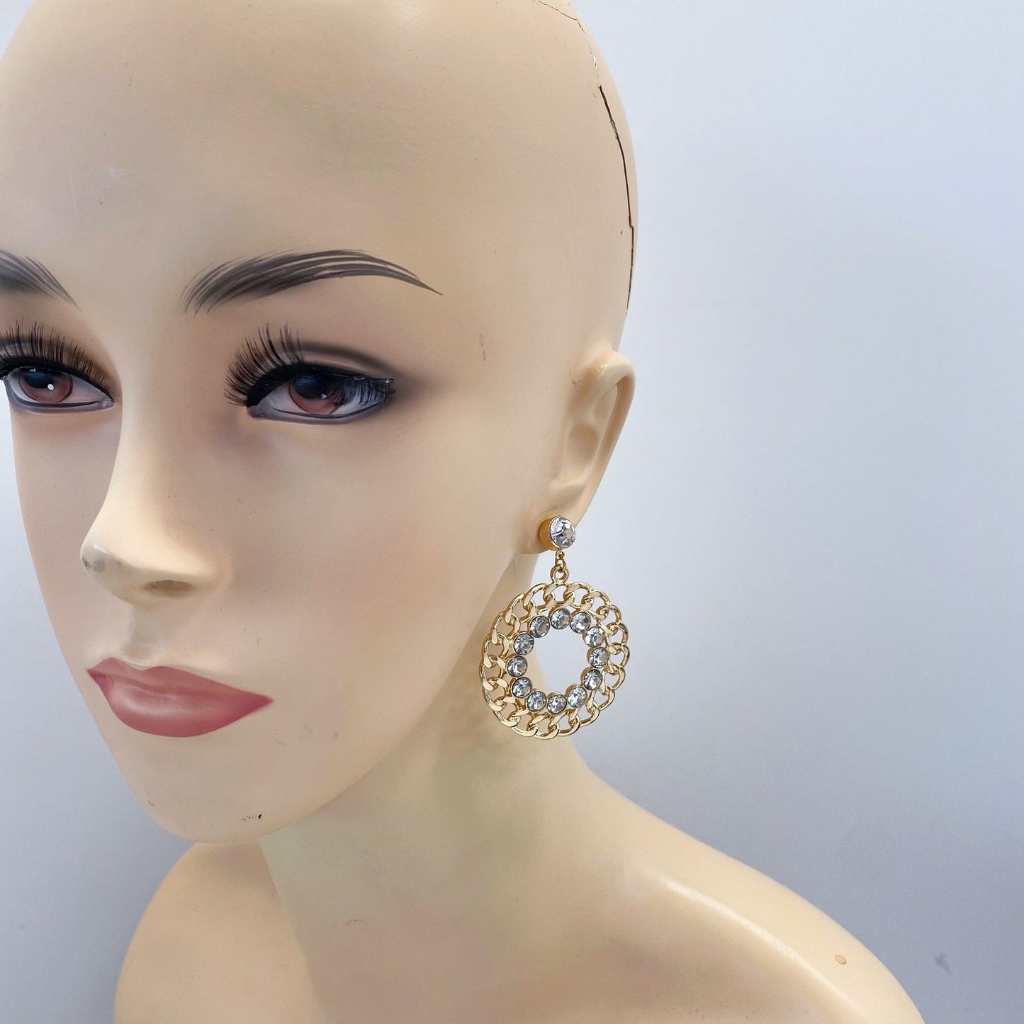E1661 KE3382 Circle  Dangle Earrings