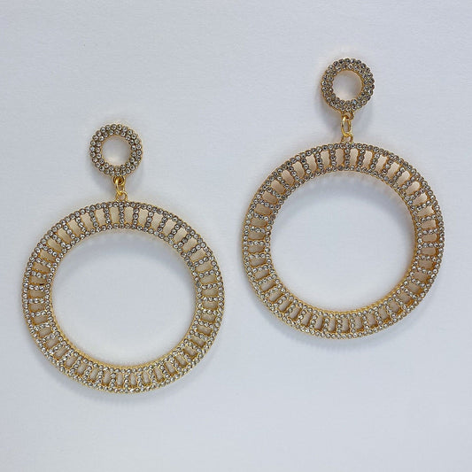 E1683 KE2342 Circle  Dangle Earrings