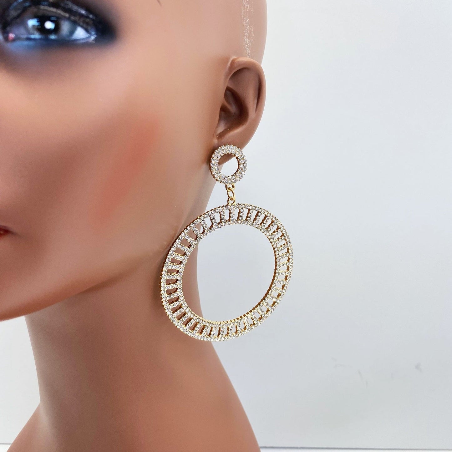 E1683 KE2342 Circle  Dangle Earrings