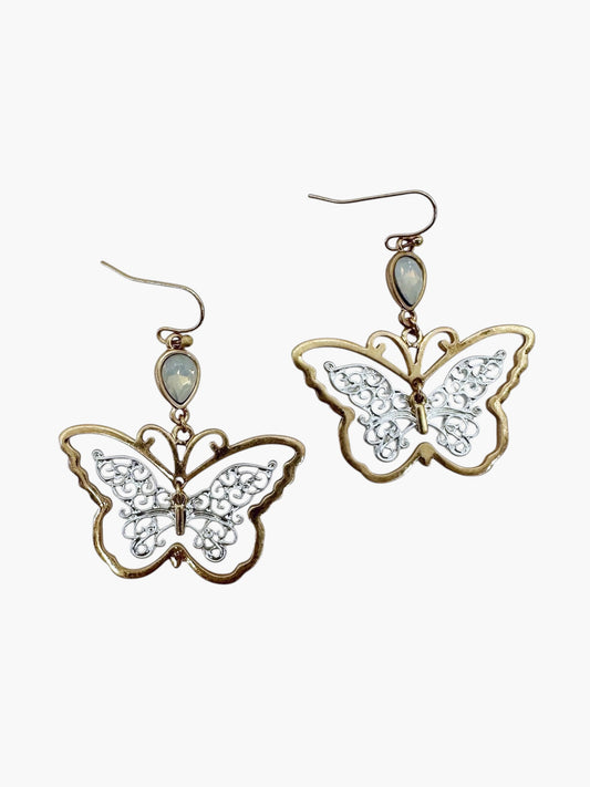 E0968 | Butterfly Designs Drop Dangle Hook Earrings |AE6215