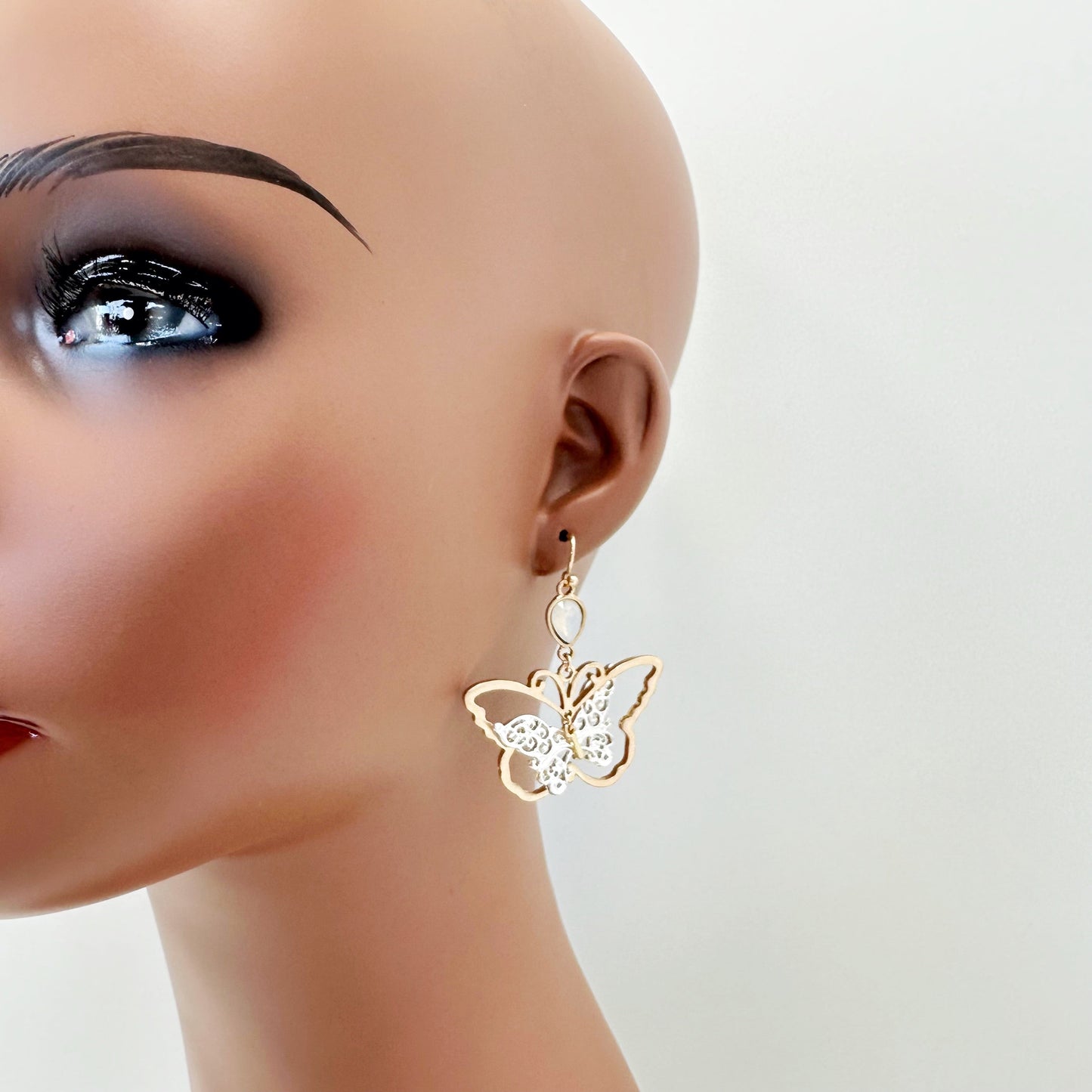 E0968 AE6215 Butterfly Designs Drop Dangle Hook Earrings