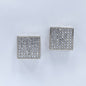 E1717 KE3392 Square Post Earrings