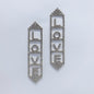 E1724 KE6001 LOVE  Dangle Earrings