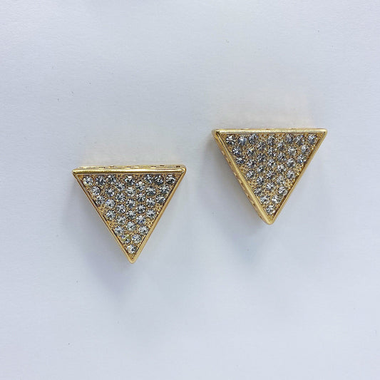 E1718 KE3393 Triangle Post Earrings