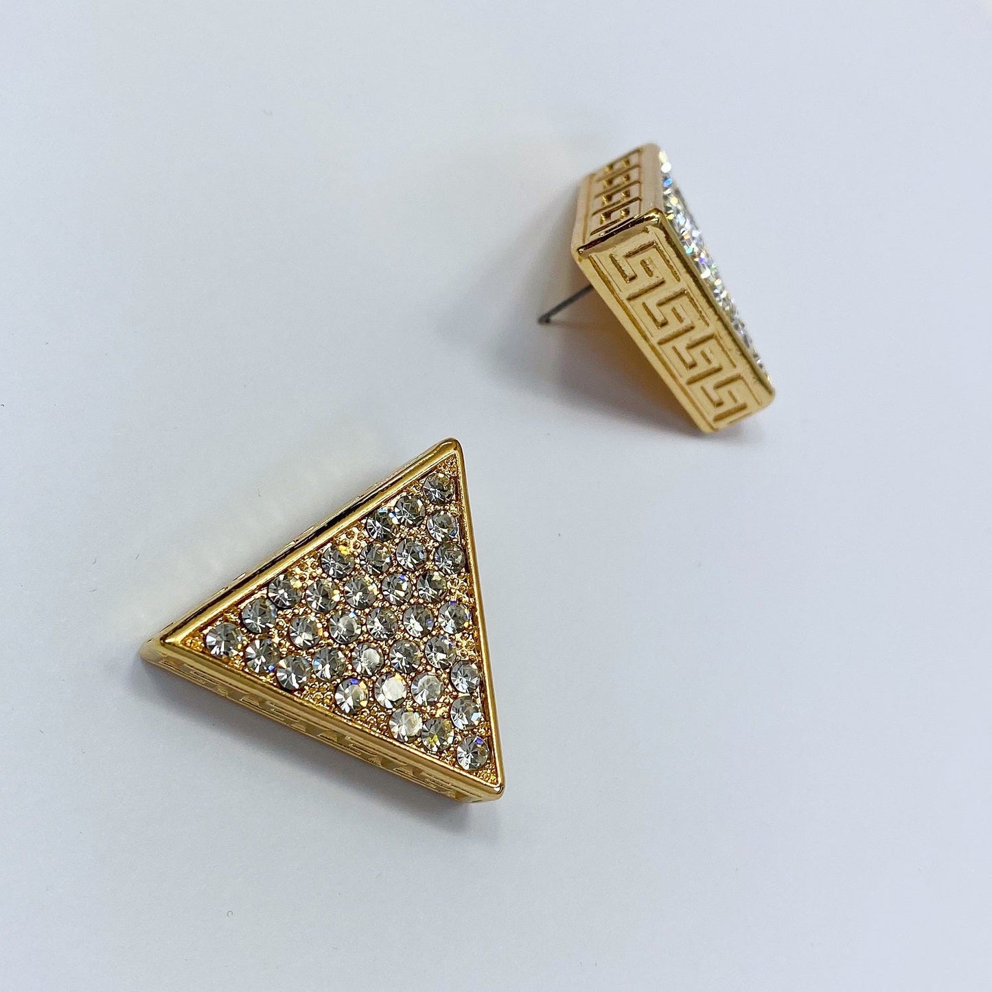 E1718 KE3393 Triangle Post Earrings