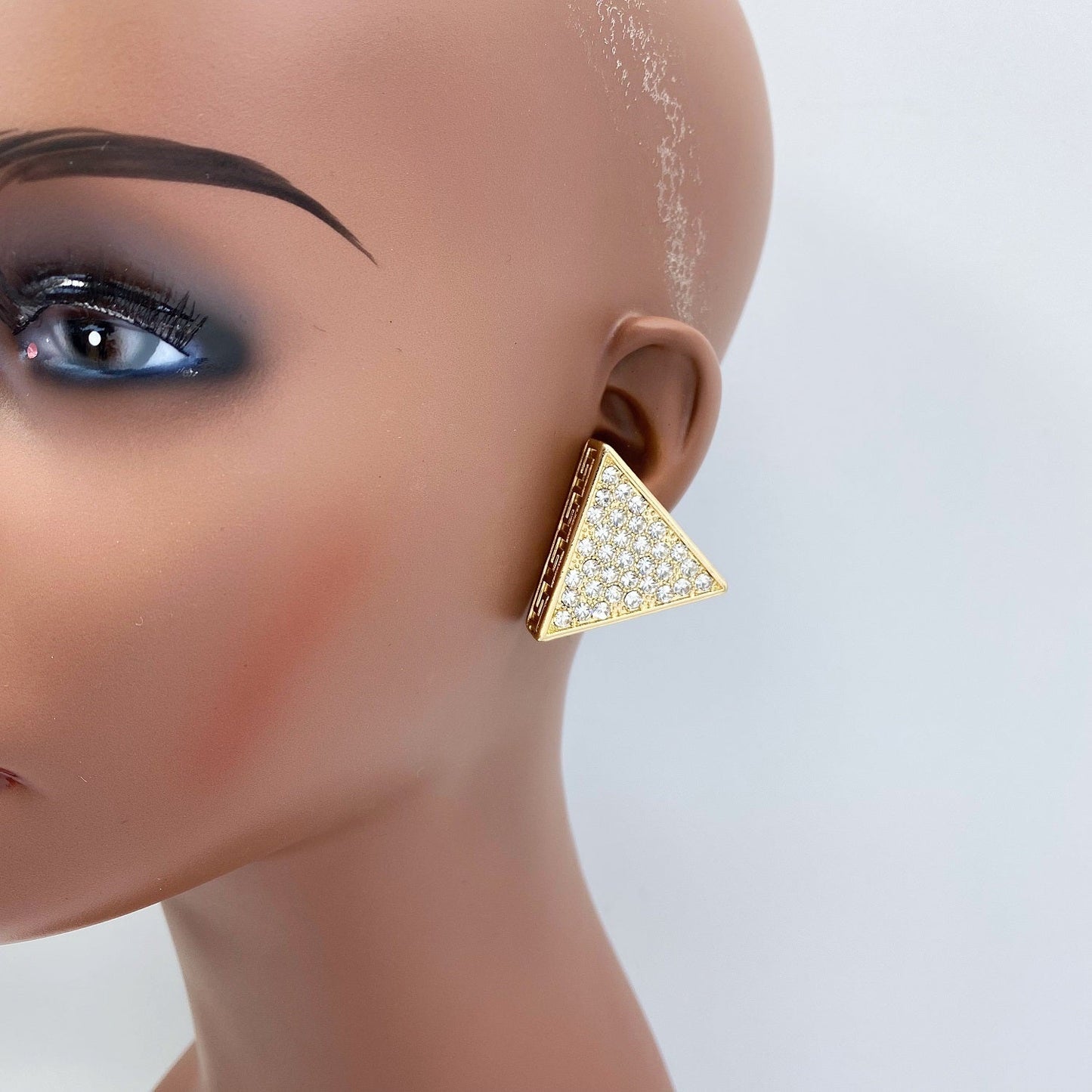 E1718 KE3393 Triangle Post Earrings