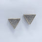 E1718 KE3393 Triangle Post Earrings