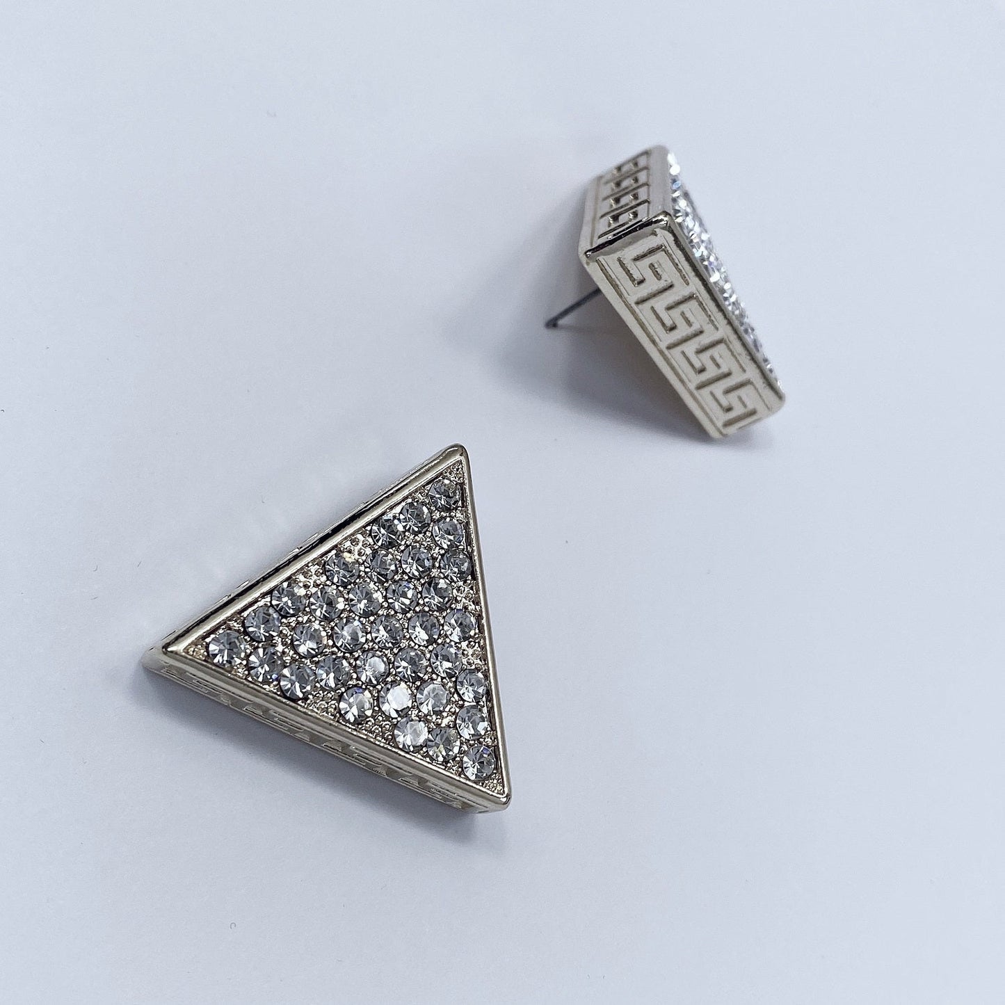 E1718 KE3393 Triangle Post Earrings