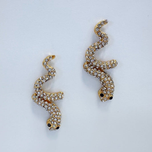 E1479 YE3024 Snake Earrings