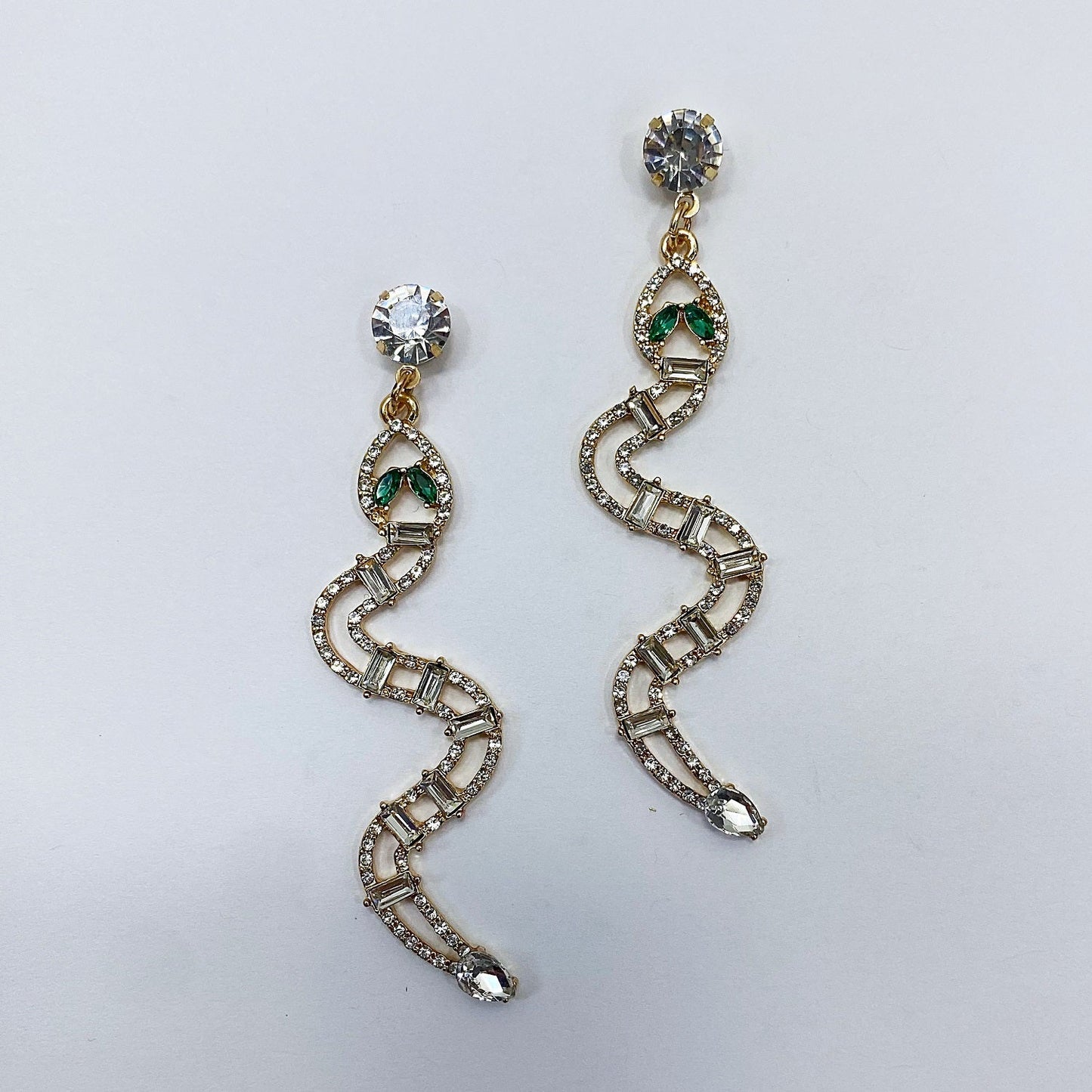 E1791 25E1805  Snake Earrings