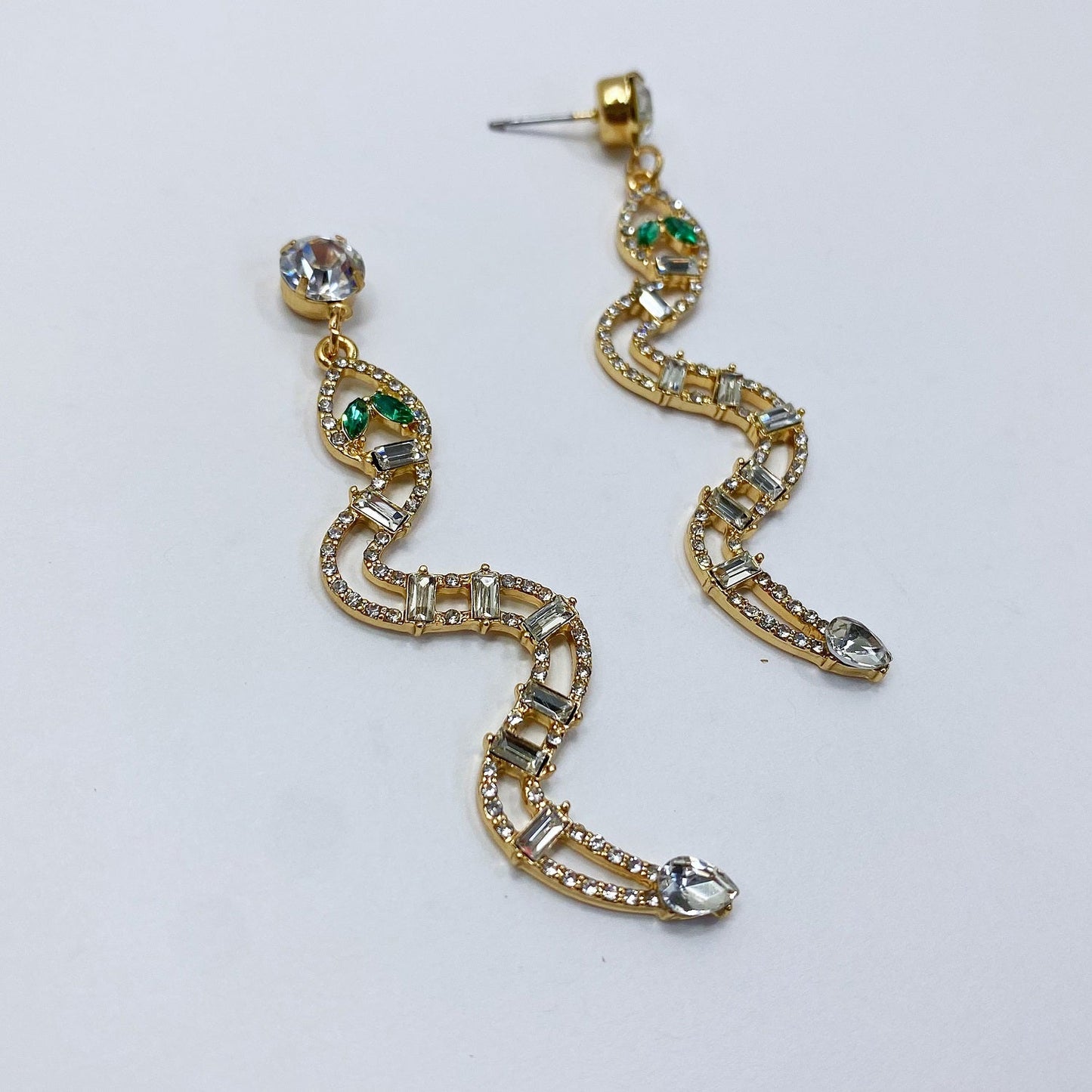 E1791 25E1805  Snake Earrings