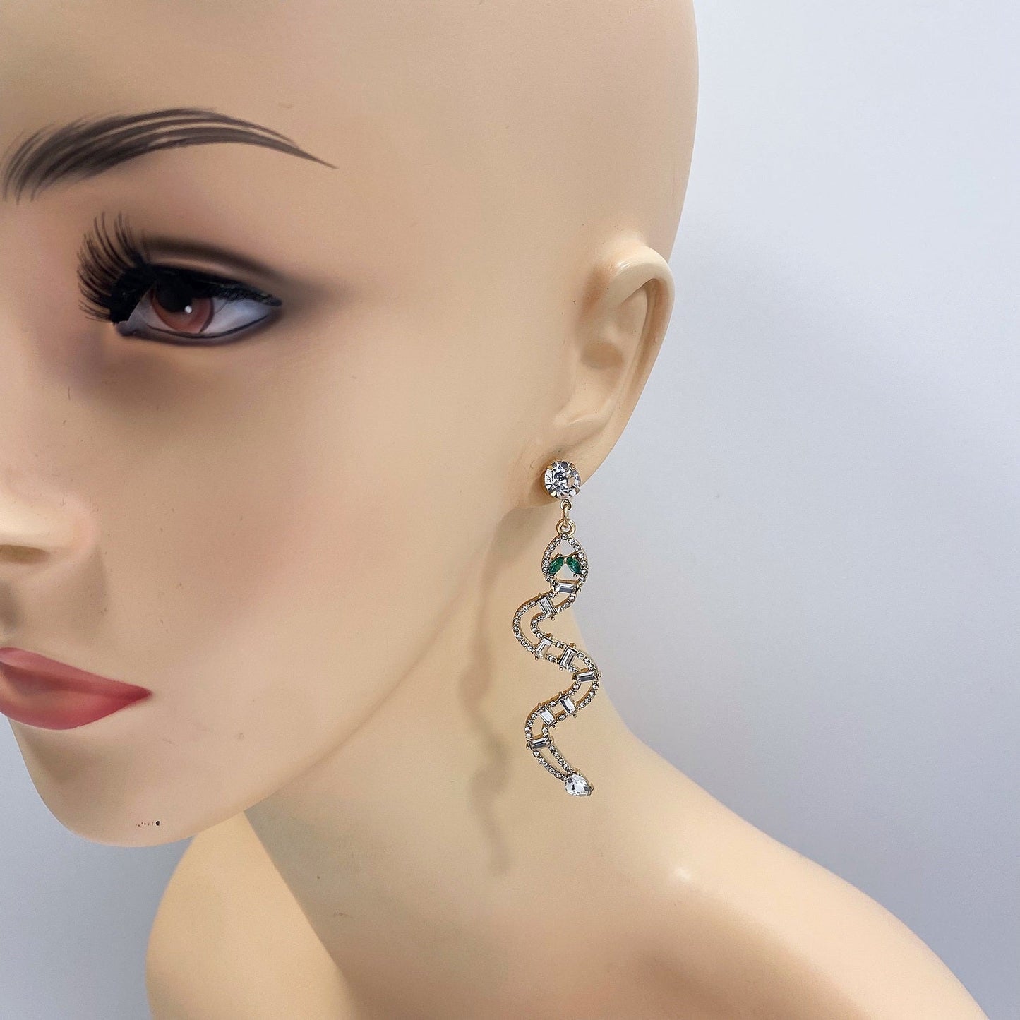 E1791 25E1805  Snake Earrings