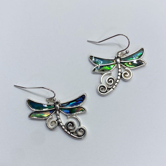 E0697 AE3897 Dragonfly Drop Dangle Earrings