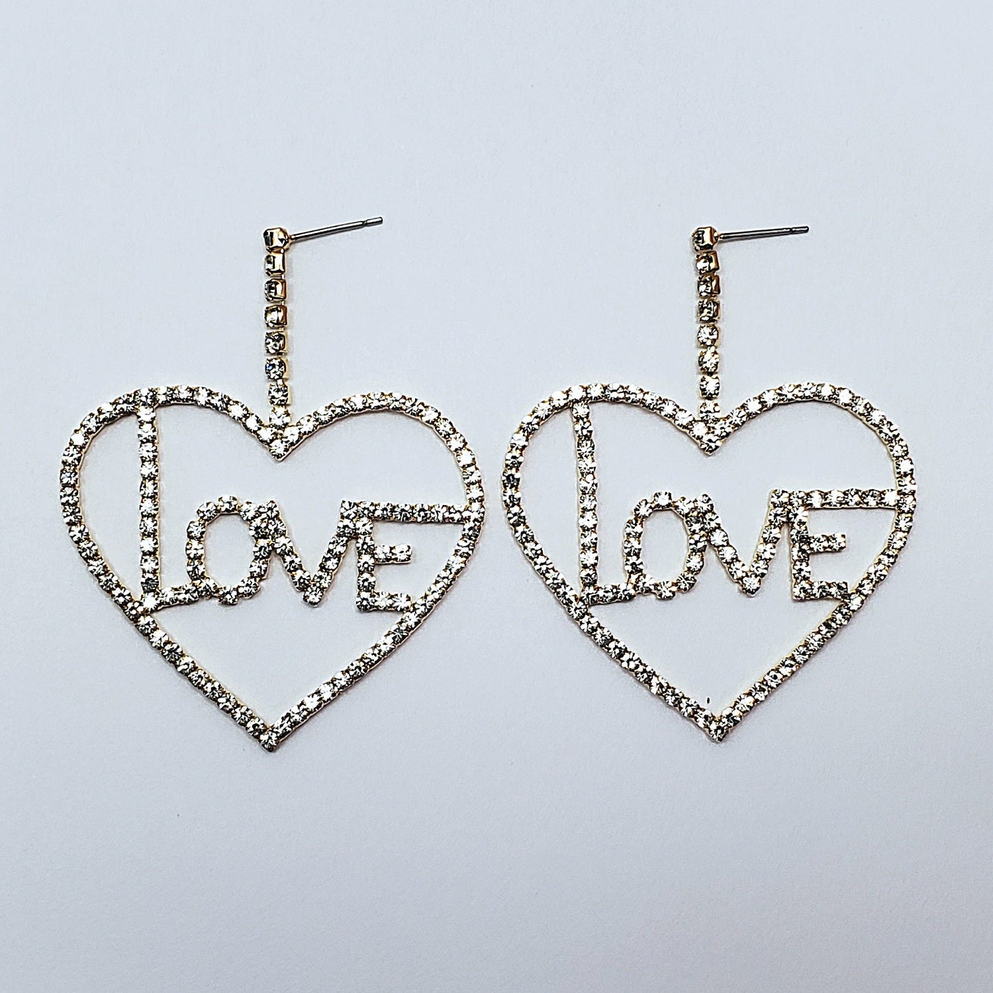 E1408 27004 LOVE Dangle Earrings