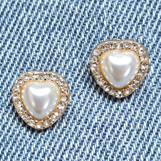 E1177 ELE2074 Heart Love Design Stud Style Mini Post Earrings