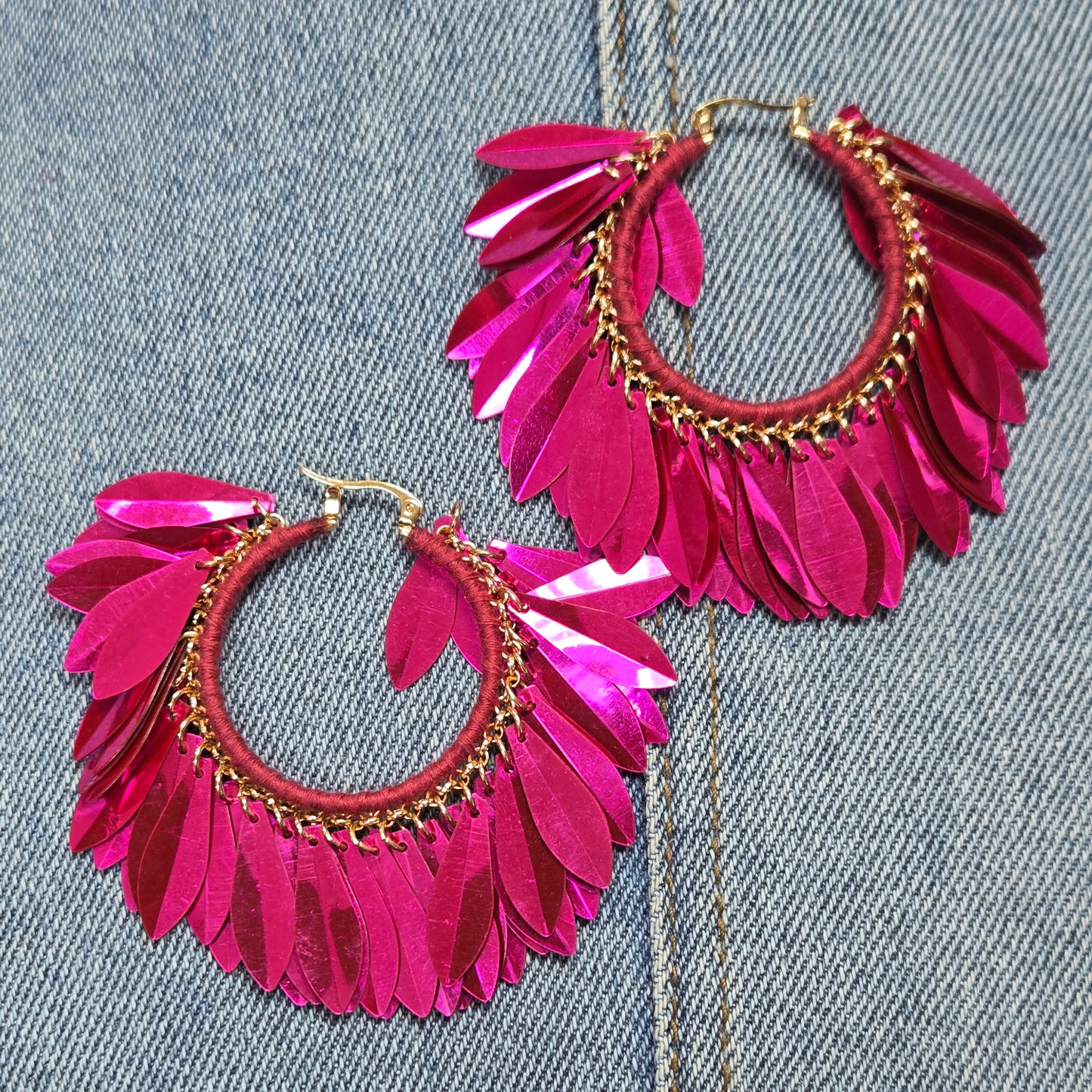 E1389 EW6282 Circle Hoop Earrings