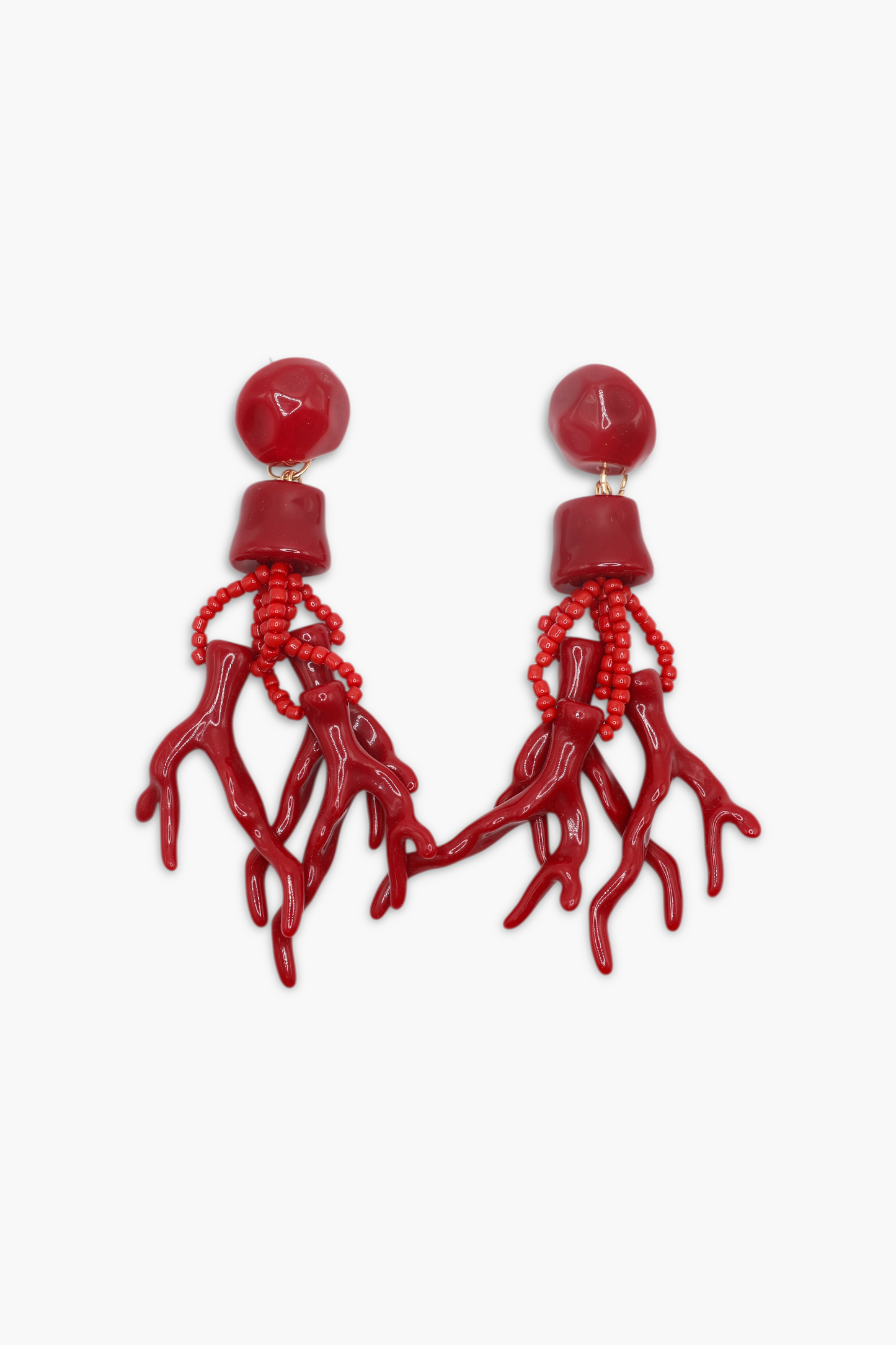 E2107 | Coral Earrings | COE3332