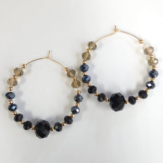 E1680 FE417 Hoop Earrings