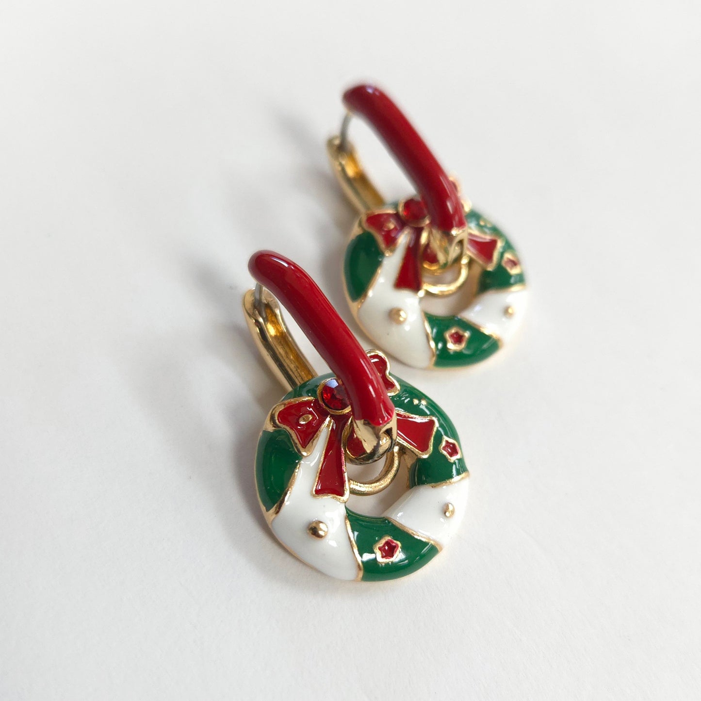 E1677 FE774 Christmas Earrings