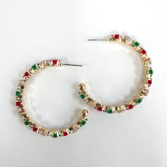 E1678 FE814 Hoop Earrings