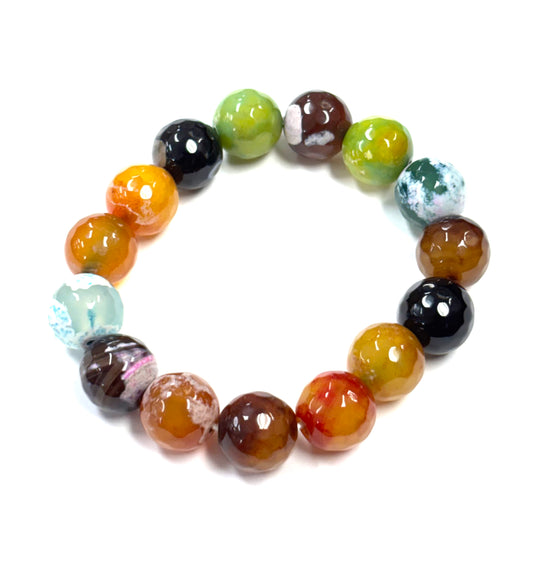 SB-SSB Rainbow Agate Bracelet