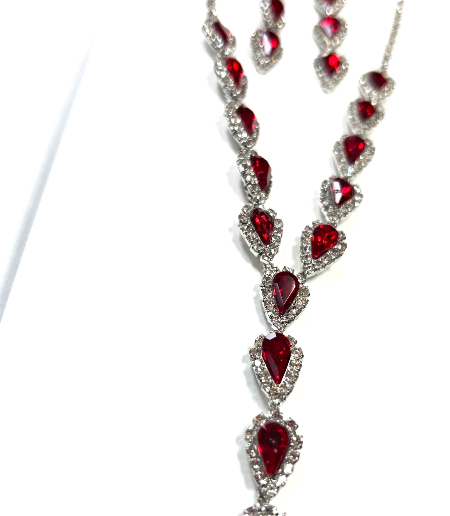 N5017 | Teardrop Necklace & Earring Set | RNE2028