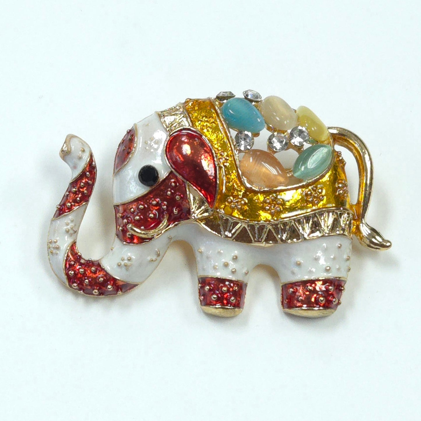 BR0223 | Heirloom-Style Elephant Brooch | GBR1203