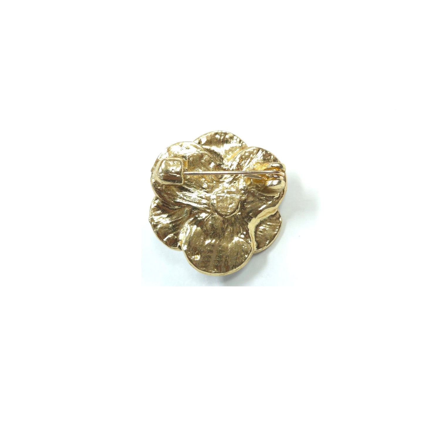 BR0243 |  Tiny Sculpted Floral Enamel Brooch | GBR1223