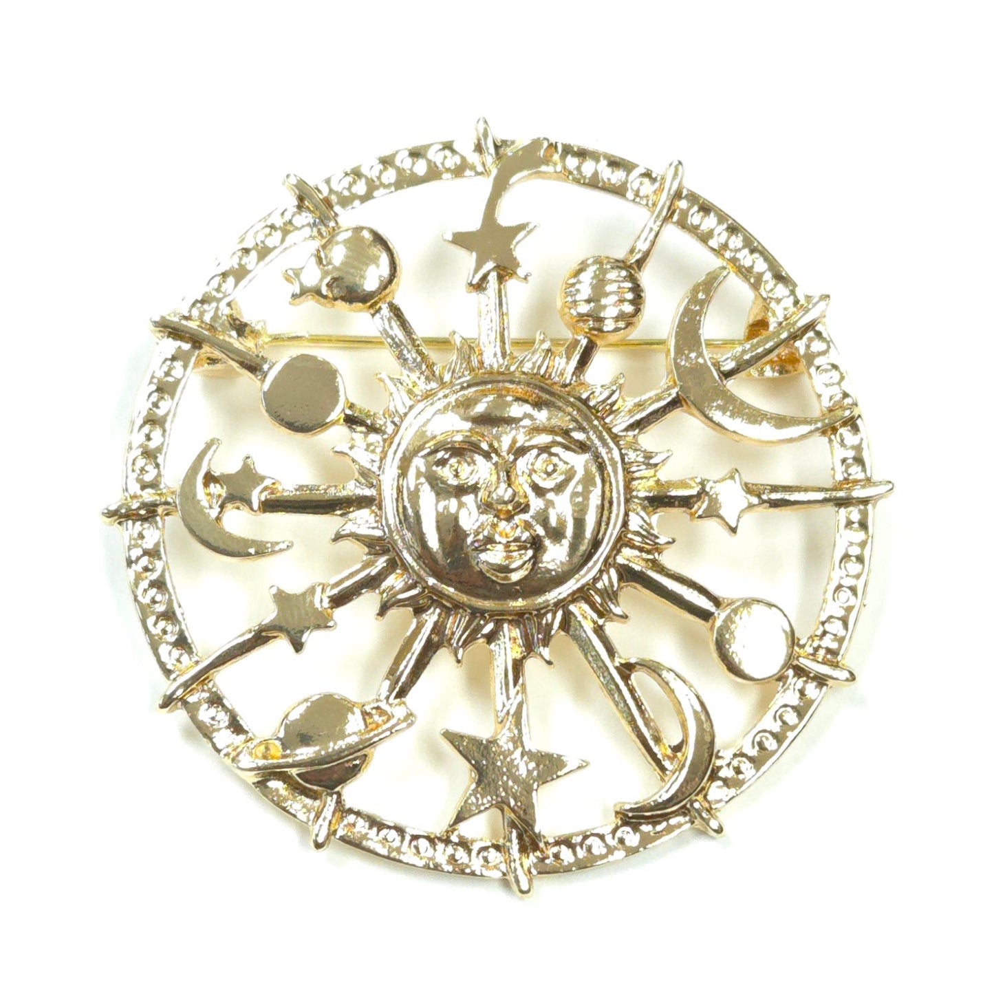 BR0250 | Zodiac Wheel Brooch | GBR1230