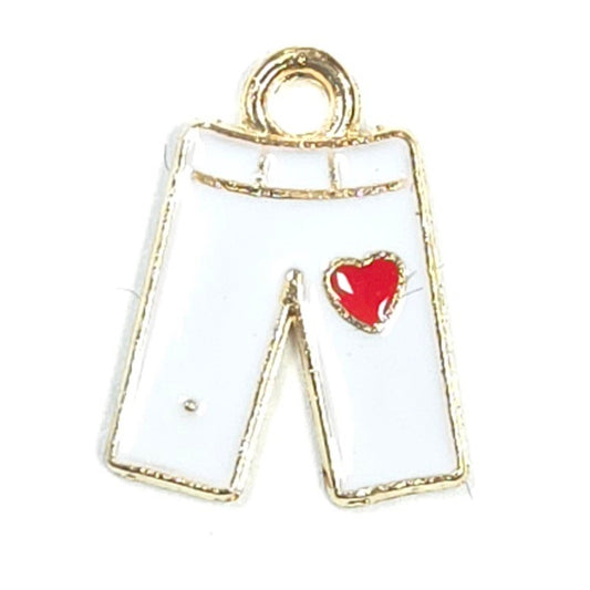 C0186 | Cute Heart Shorts Charm | GC1121