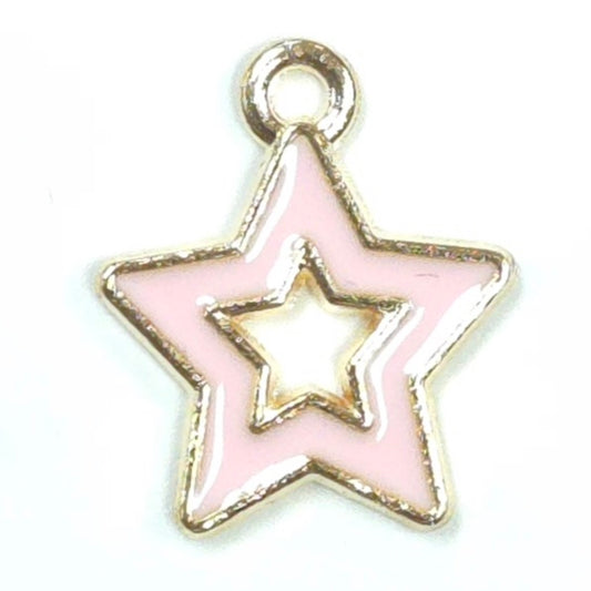 C0113 | Star Outline Enamel Charm | GC1126