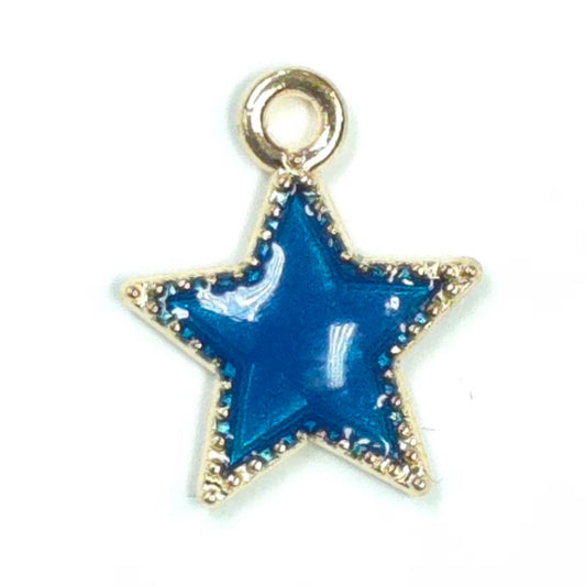 C0115 | Shiny Star Enamel Charm | GC1126
