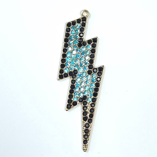 C0059 | Crystal Lightning Bolt Charm | GC1127J