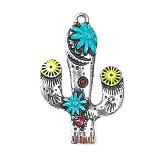 C0076 | Western Boho Cactus Charm | GC1129