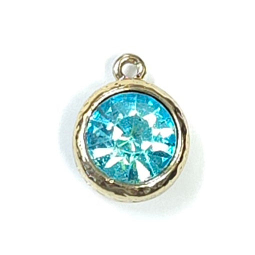 C0077 | Luxe Round Gem Charm | GC1129