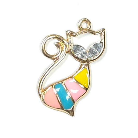 C0078 | Cute Pastel Cat Charm | GC1129