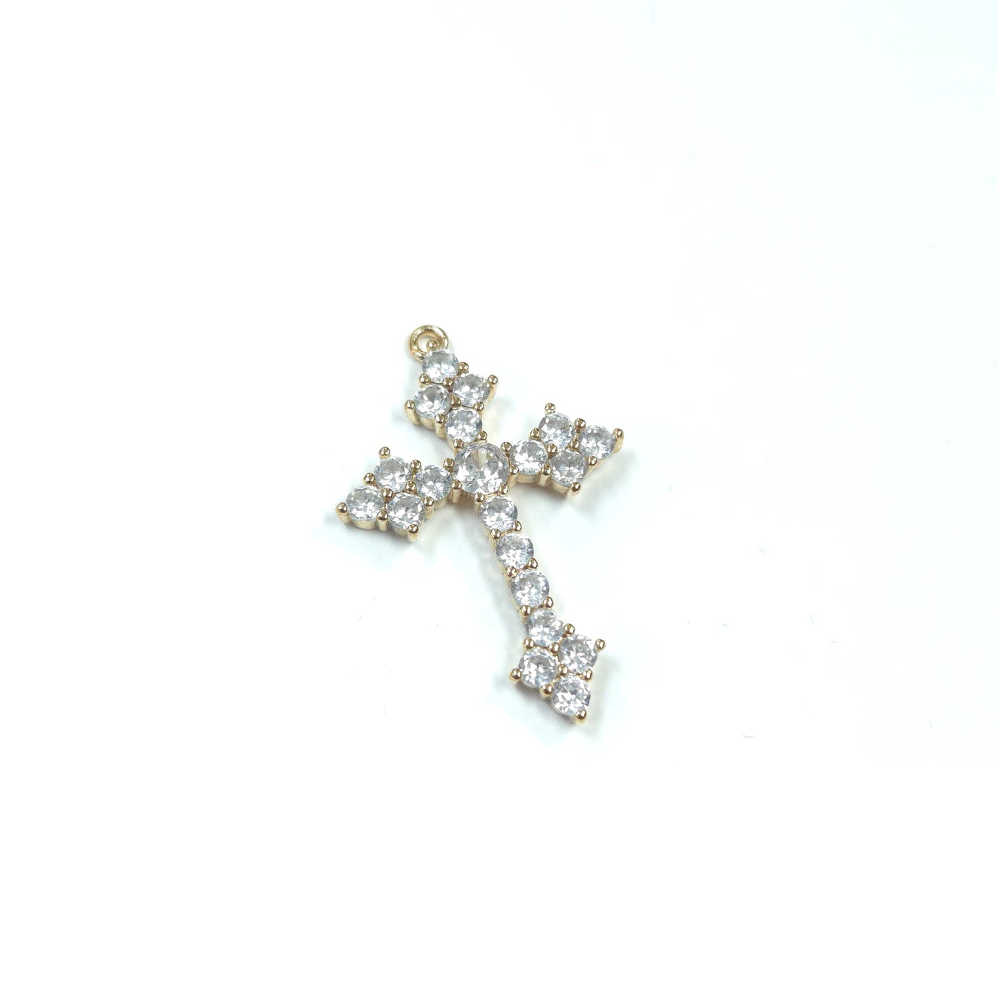 C0041 | Crystal Cross Charm | GC1140