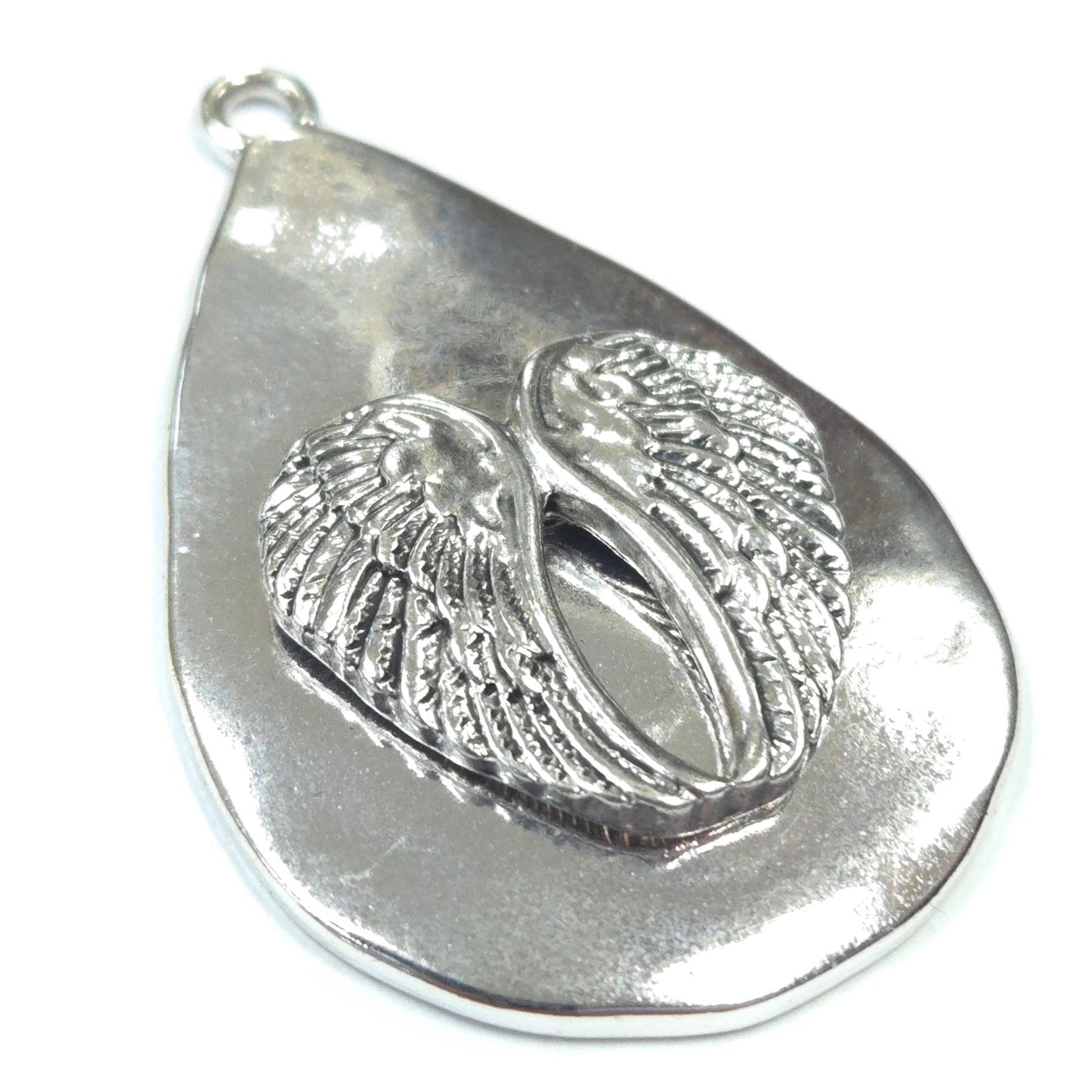C0047 | Angel Wings Teardrop Charm | GC1140