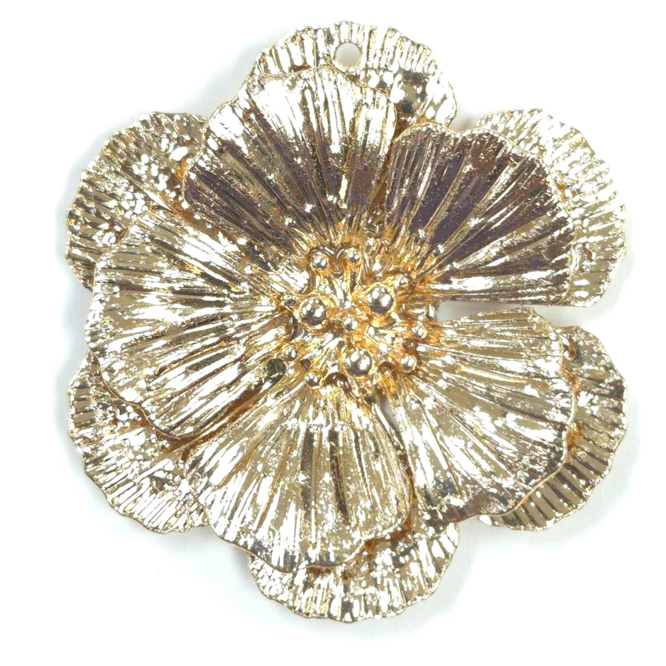 C0051 | Textured Flower Charm | GC1140U
