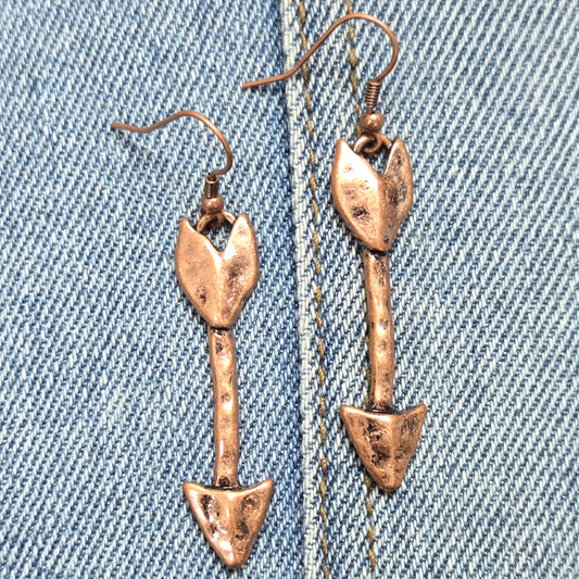 E1179 GE3331 Arrow design Drop Dangle Hook Earrings