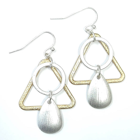 E1922 | Geometric Layered Earrings | VER1117