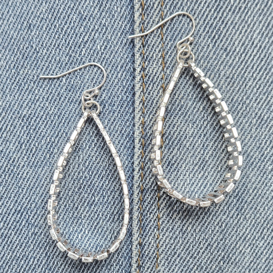 E1095 HE1785 Teardrop Shape Drop Dangle Hook Earrings