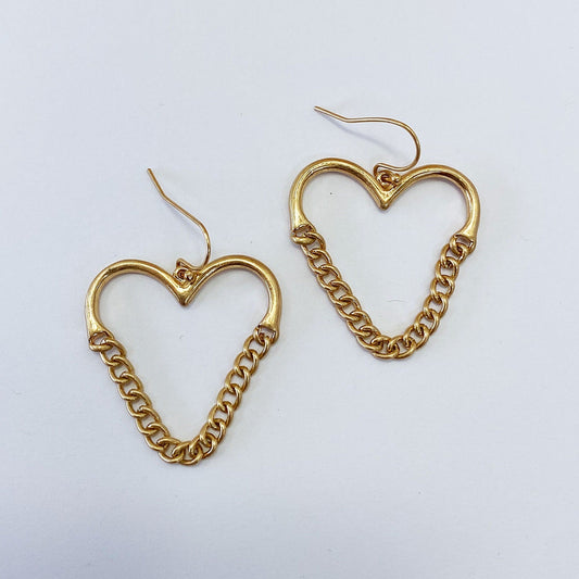 E1111 HE2851 Love Shape Drop Dangle Hook earrings